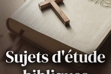 Sujets d’étude bibliques